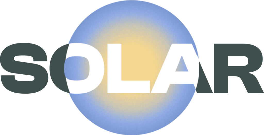 solar logo black